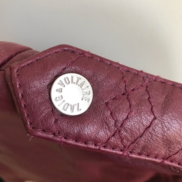 New w tag Zadig Voltaire loon bloom leather jacket - Picture 6 of 7